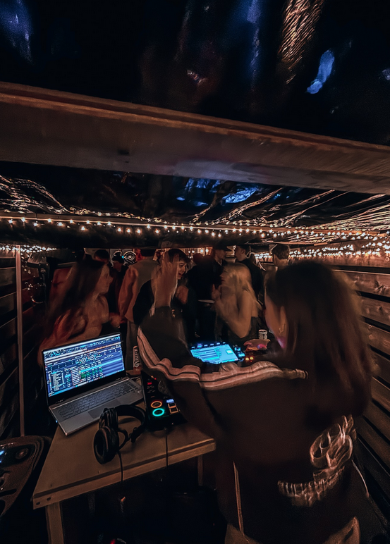 DJuud intieme set met lichtjes